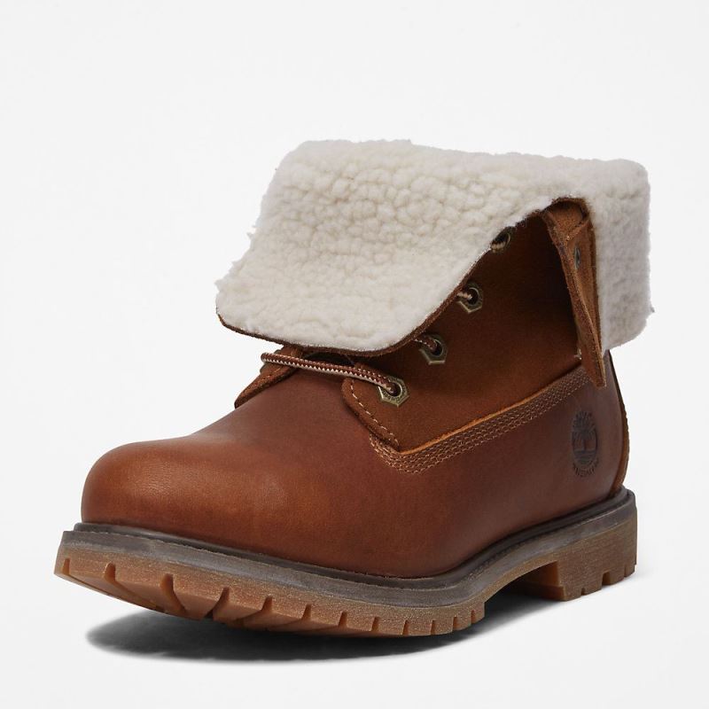 Timberland Authentic Fold-over Boot for Women in Brown