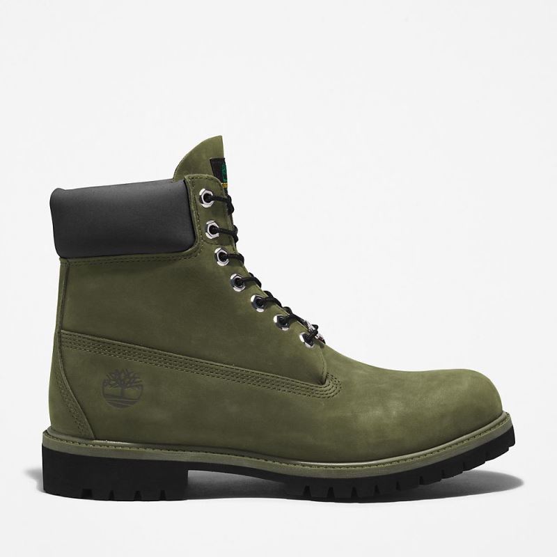 Timberland Premium 6 Inch Boot for Men in Dark Green