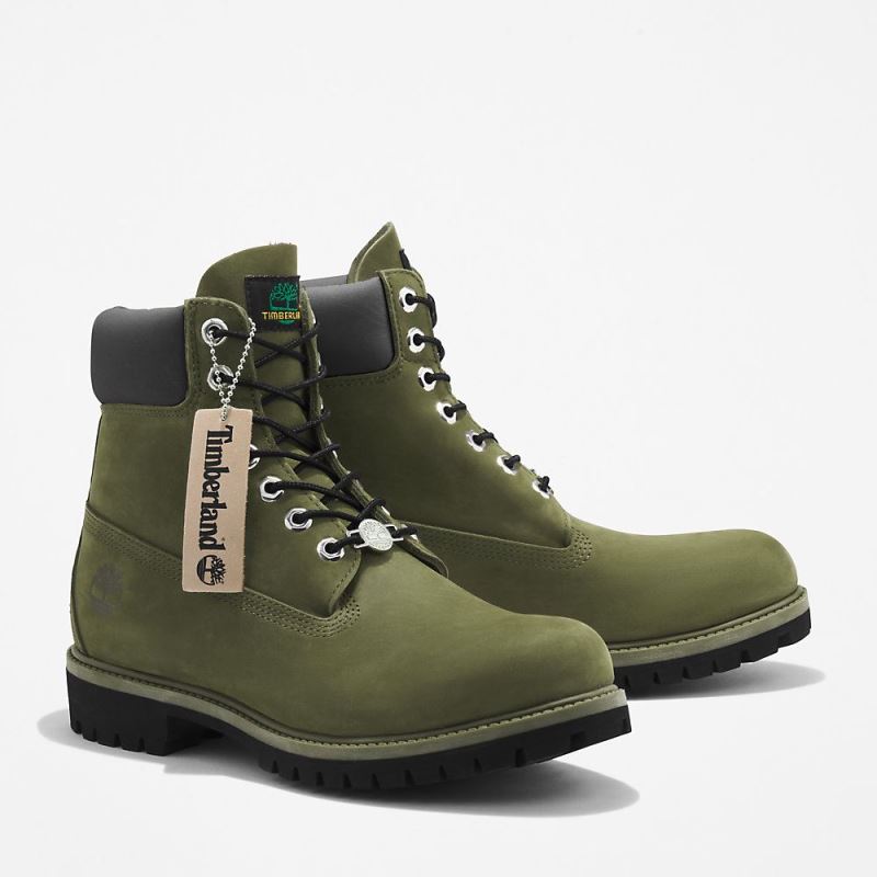 Timberland Premium 6 Inch Boot for Men in Dark Green