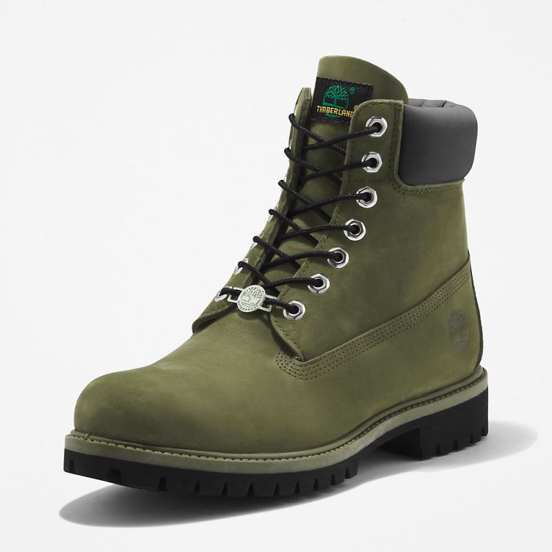 Timberland Premium 6 Inch Boot for Men in Dark Green