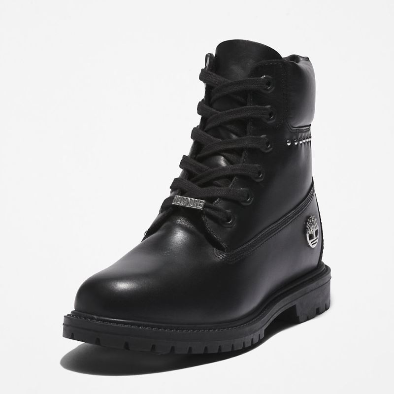 Timberland Heritage 6 Inch Boot for Women in Black