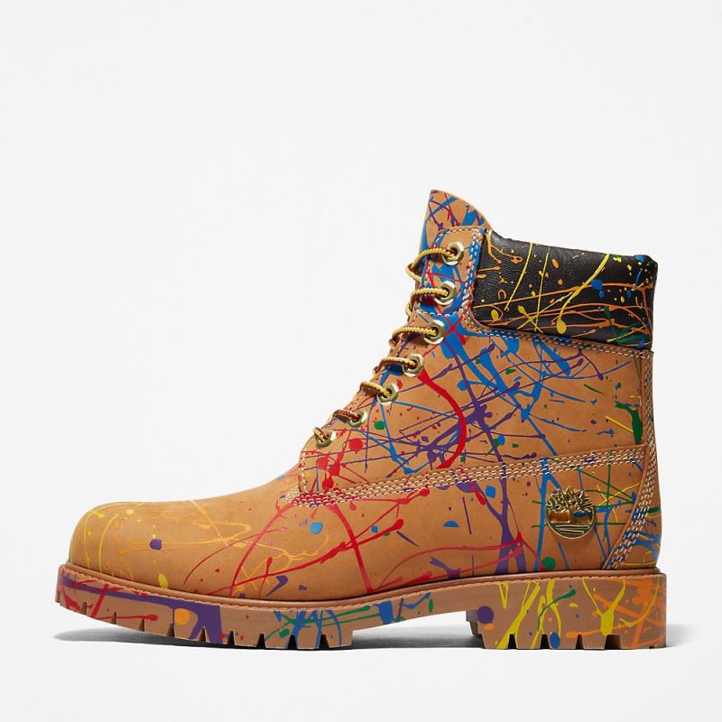 Timberland Heritage Pride Month 6 Inch Boot for Men in Yellow