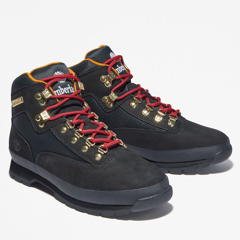 Timberland Euro Hiker Hiking Boot for Men in Black