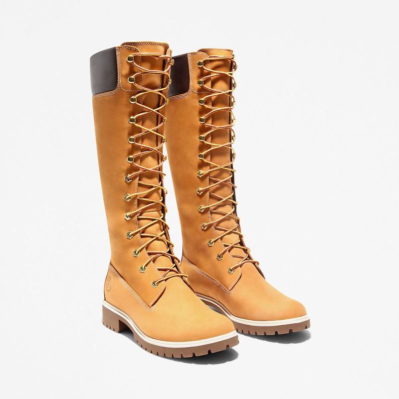 Timberland Premium14 Inch Boot for Women in Yellow