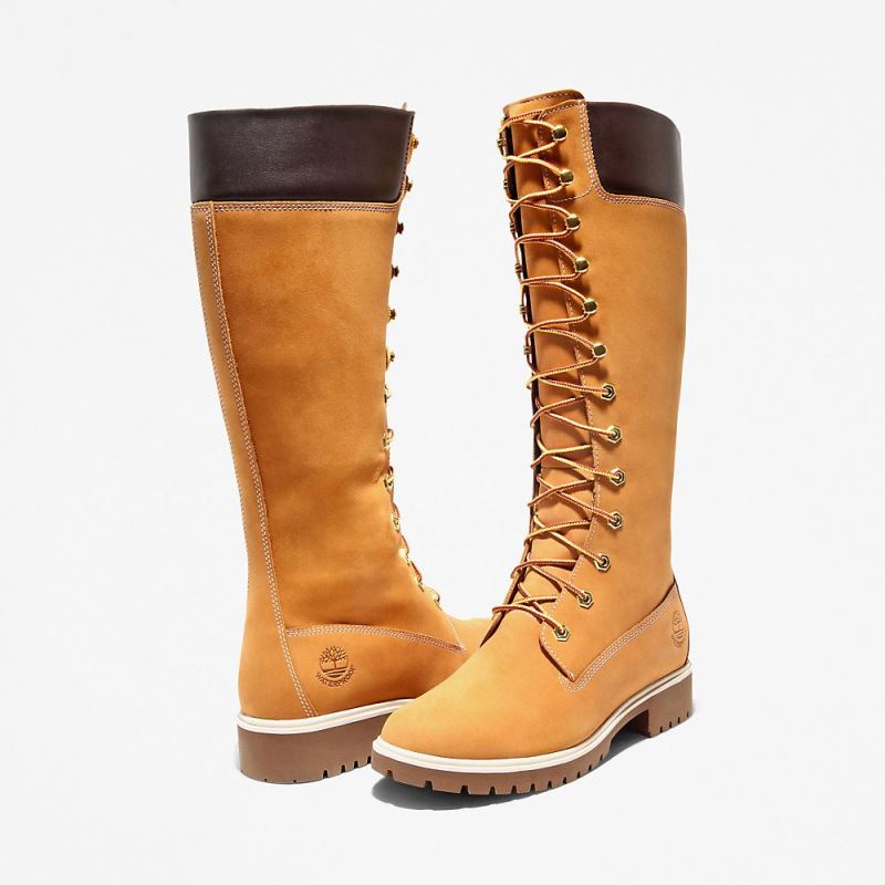 Timberland Premium14 Inch Boot for Women in Yellow