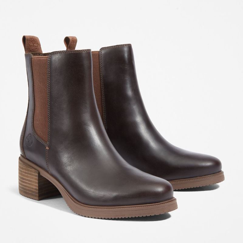 Timberland Dalston Vibe Chelsea Boot for Women in Dark Brown