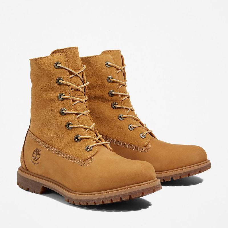 Timberland Authentic Fold-over Boot for Women in Yellow