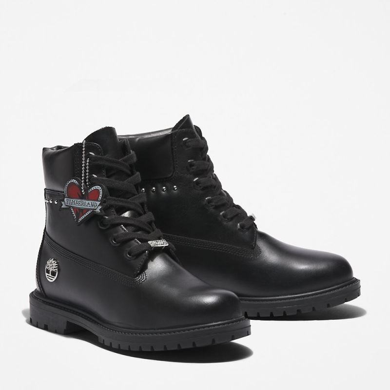 Timberland Heritage 6 Inch Boot for Women in Black