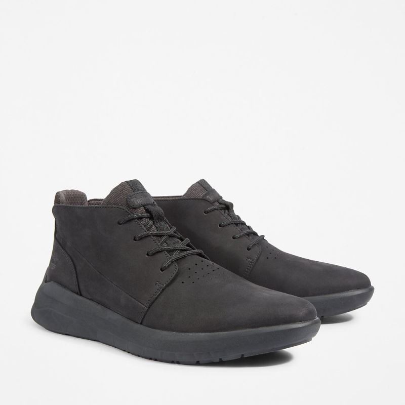 Timberland Bradstreet Ultra Chukka Boot for Men in Monochrome Black