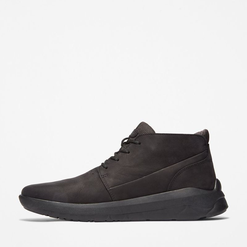 Timberland Bradstreet Ultra Chukka Boot for Men in Monochrome Black