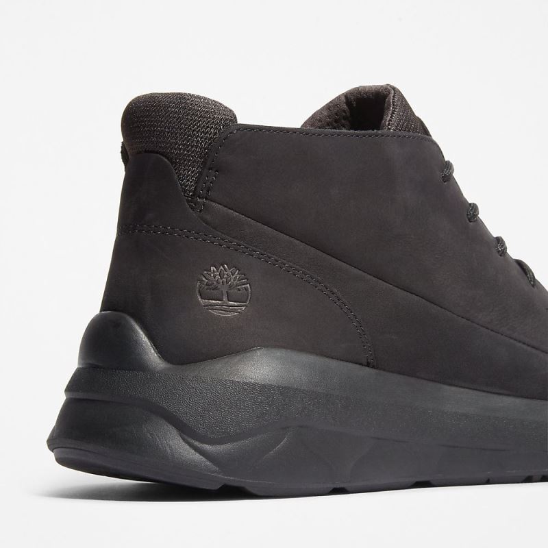 Timberland Bradstreet Ultra Chukka Boot for Men in Monochrome Black