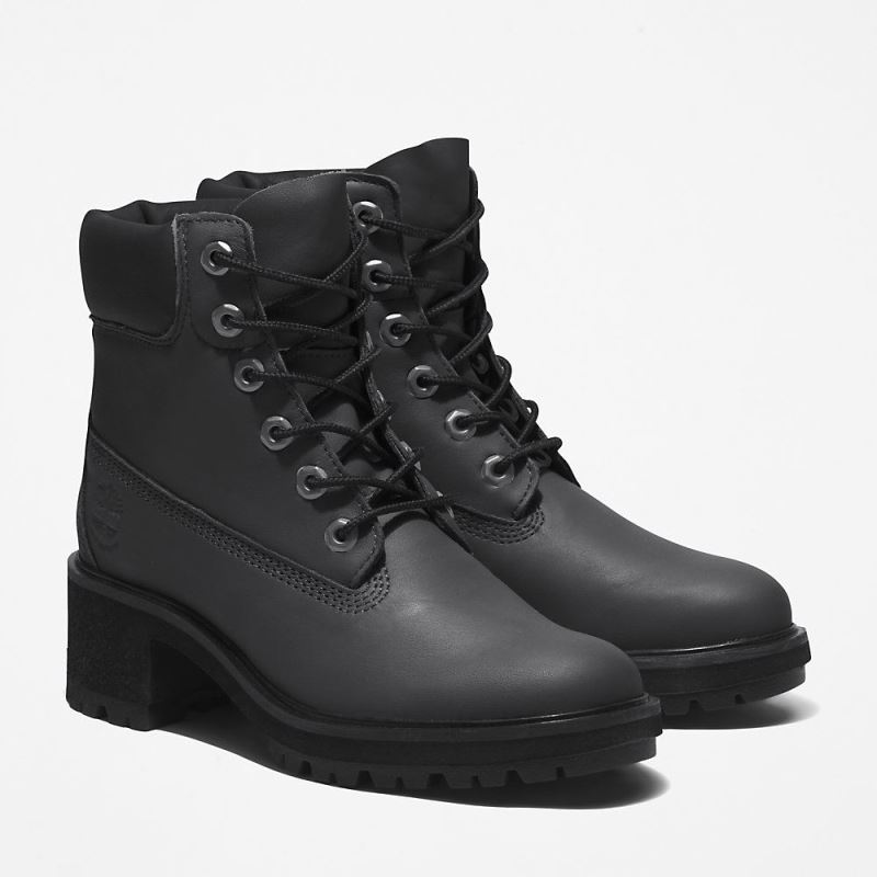 Timberland Kinsley 6 Inch Heeled Boot for Women in Black