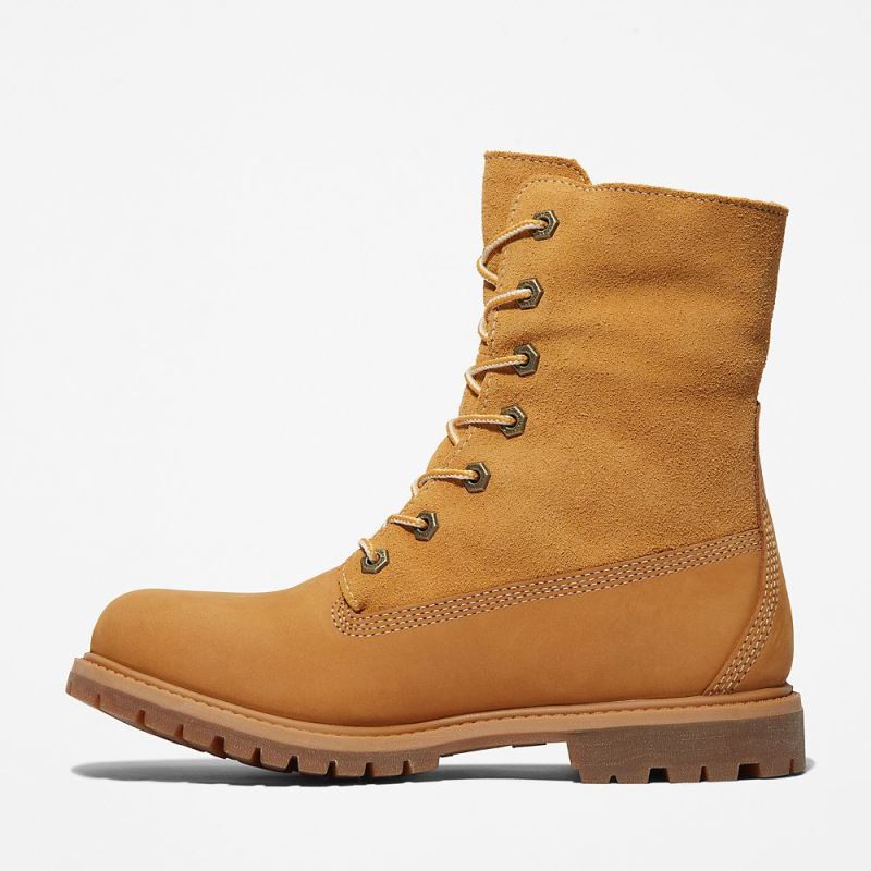 Timberland Authentic Fold-over Boot for Women in Yellow