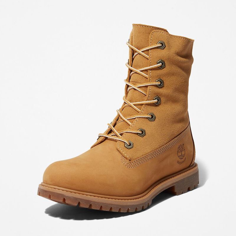 Timberland Authentic Fold-over Boot for Women in Yellow