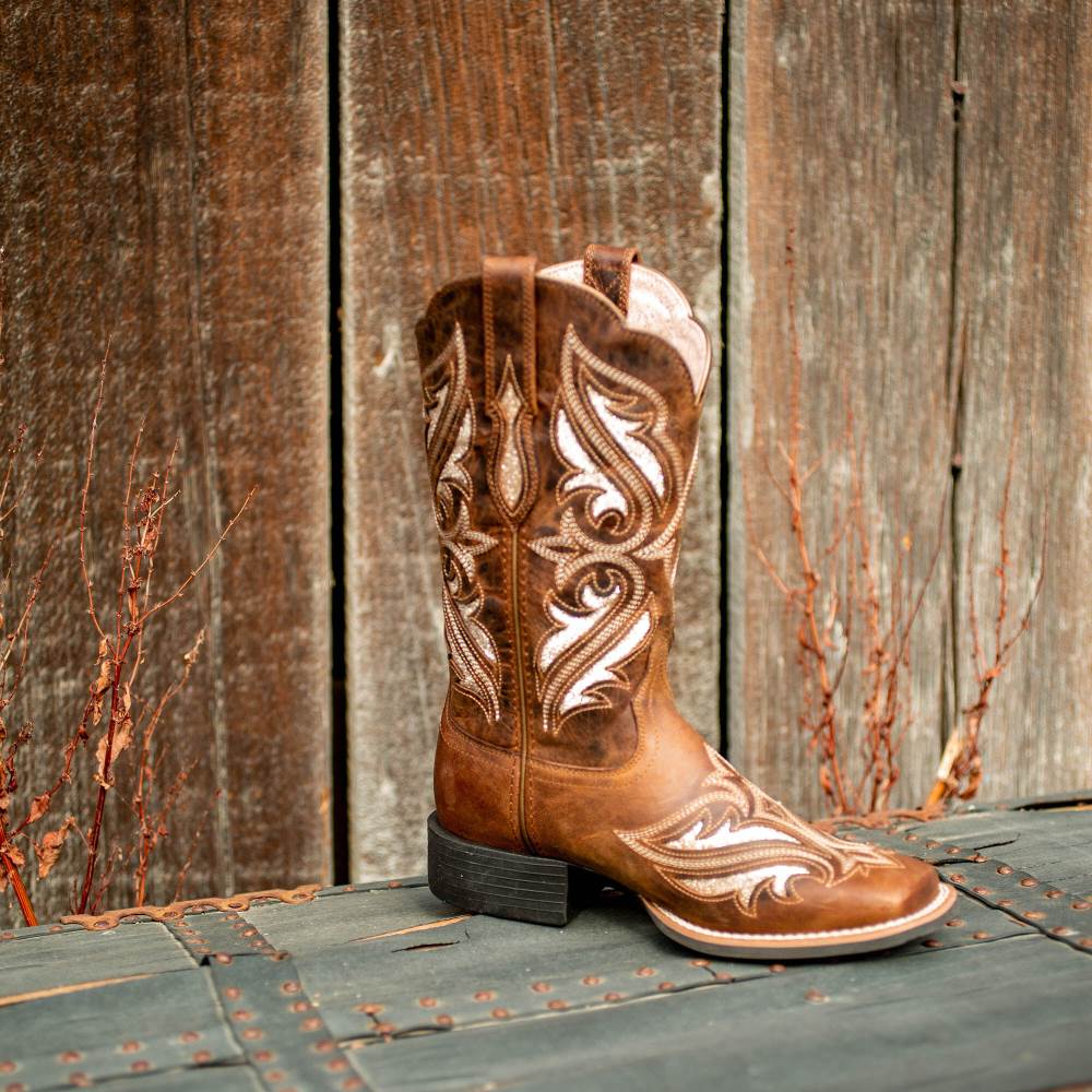 Ariat Round Up Bliss Western Boot - SASSY BROWN