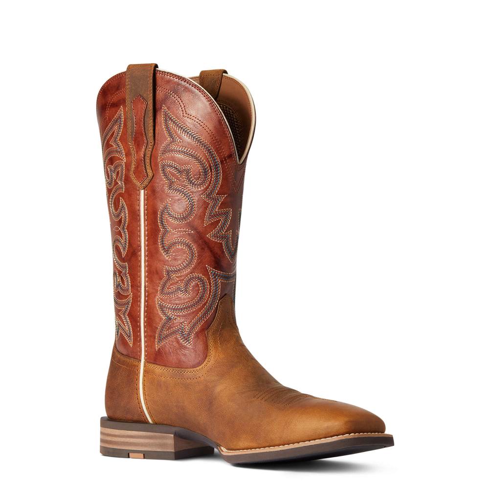 Ariat Everlite Go Getter Western Boot - SORREL CRUNCH