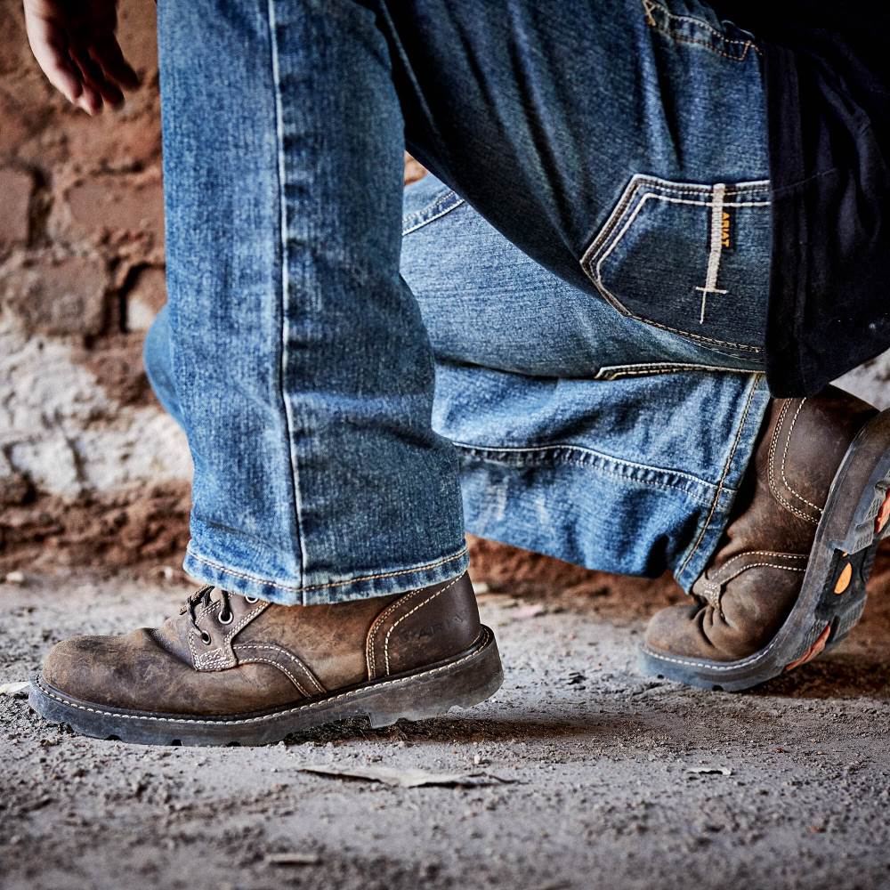 Ariat Groundbreaker 6" Work Boot - BROWN