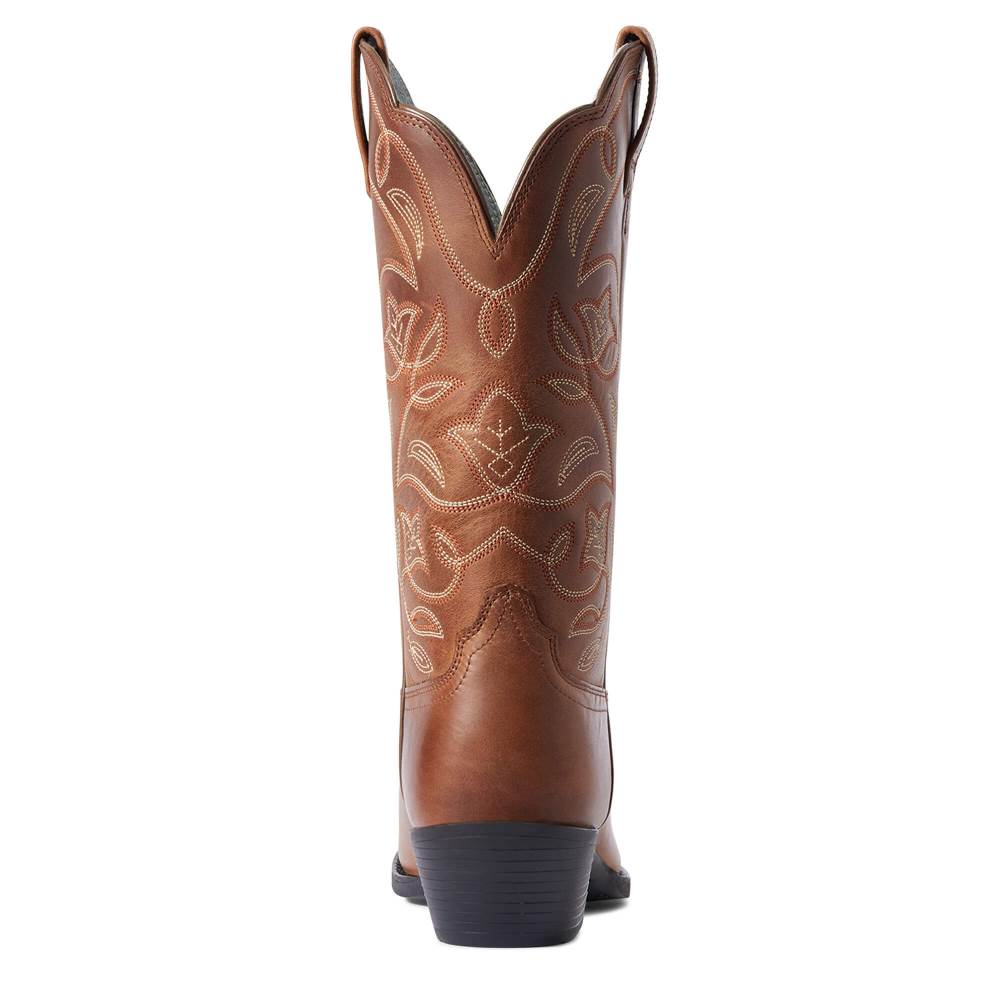 Ariat Heritage R Toe Western Boot - RUSSET REBEL