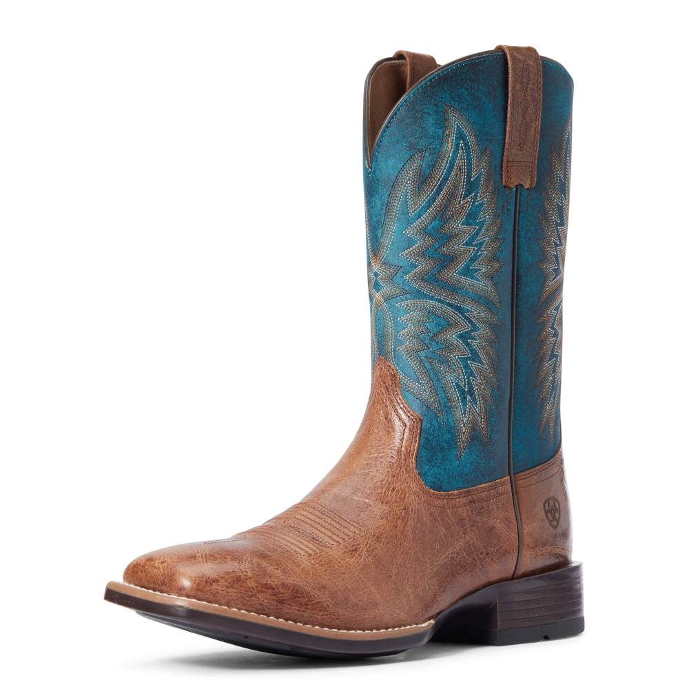 Ariat Valor Ultra Western Boot - DARK TAN - Click Image to Close