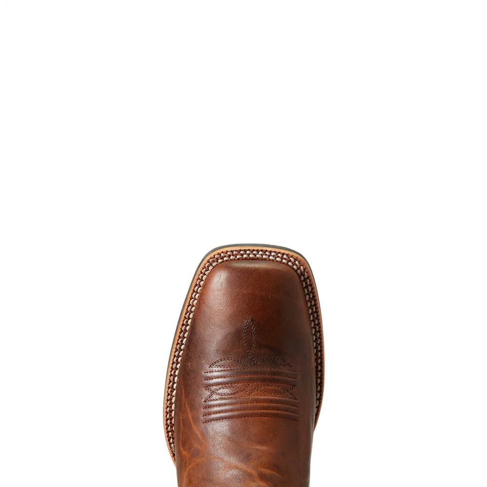 Ariat Brushrider Western Boot - PENNY BROWN