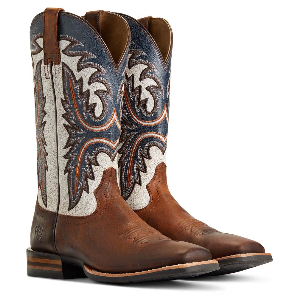 Ariat Brushrider Western Boot - PENNY BROWN