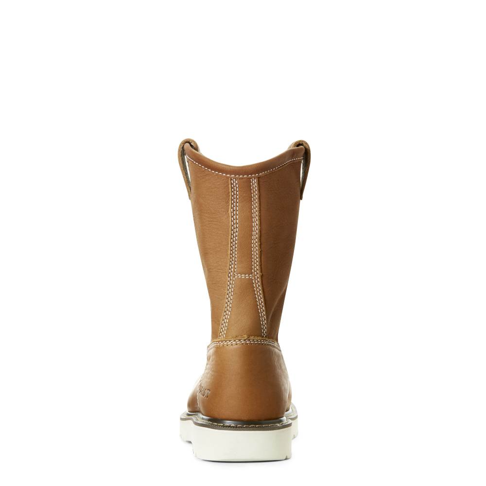 Ariat Rebar Wedge Pull-On Composite Toe Work Boot - GOLDEN GRIZZLY