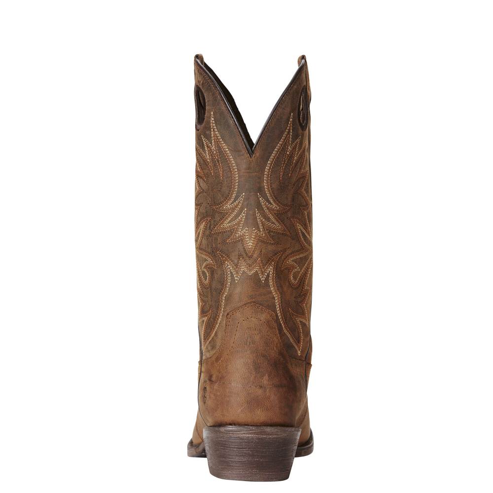 Ariat Circuit Striker Western Boot - WEATHERED BROWN