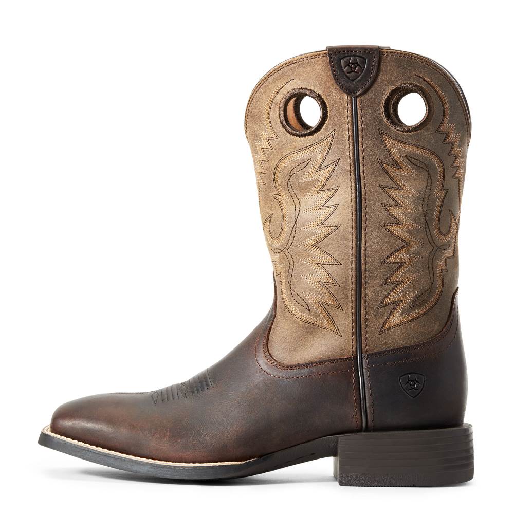 Ariat Sport Ranger Western Boot - BARLEY BROWN/ TOASTED TAN