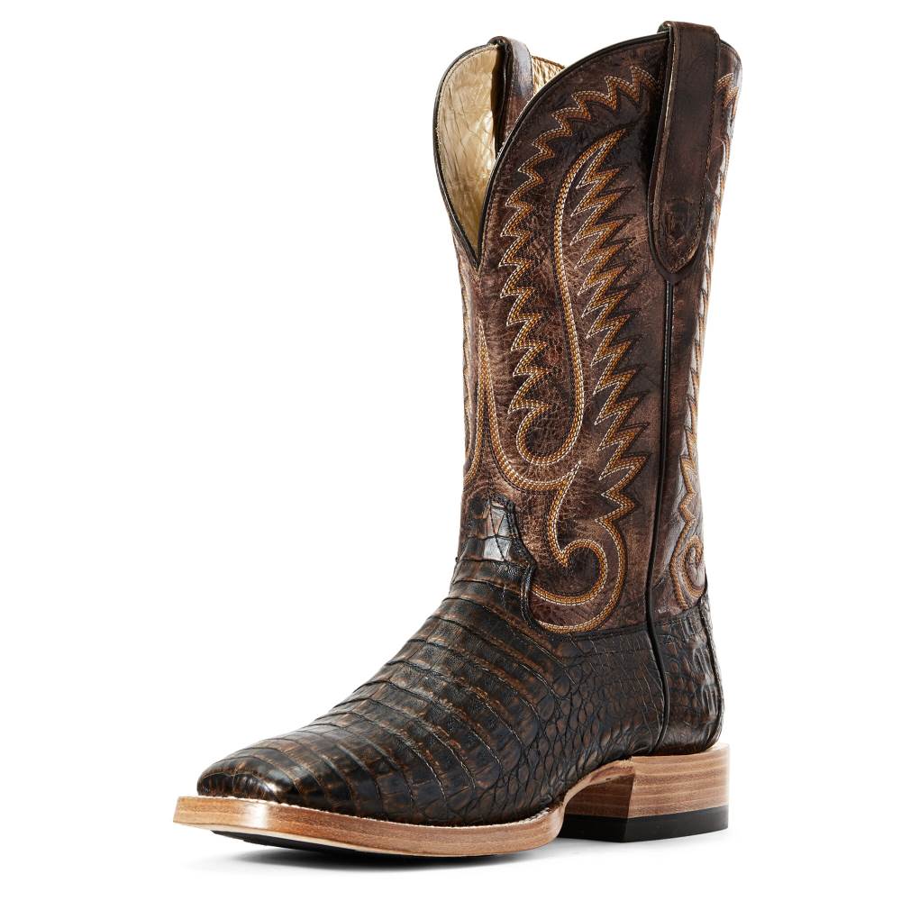 Ariat Relentless Pro Western Boot - TOFFEE CAIMAN BELLY