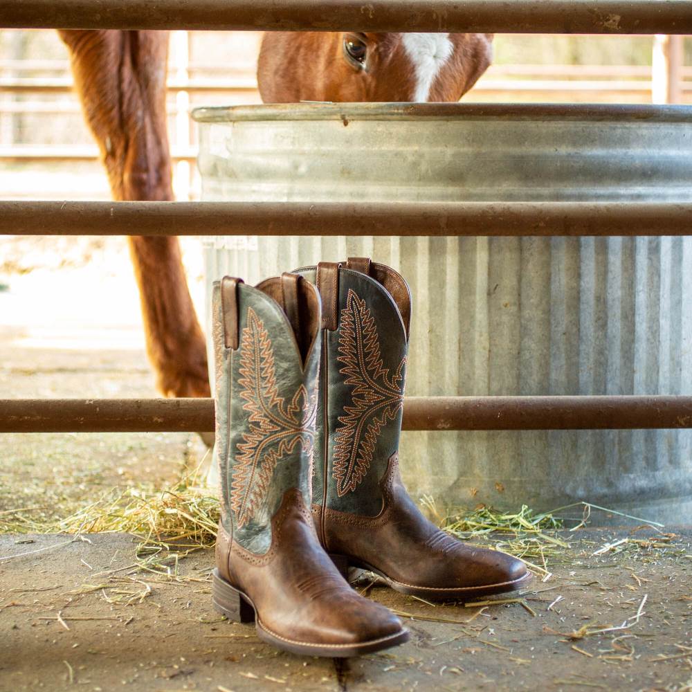 Ariat Caprock Western Boot - TAYLOR TAN