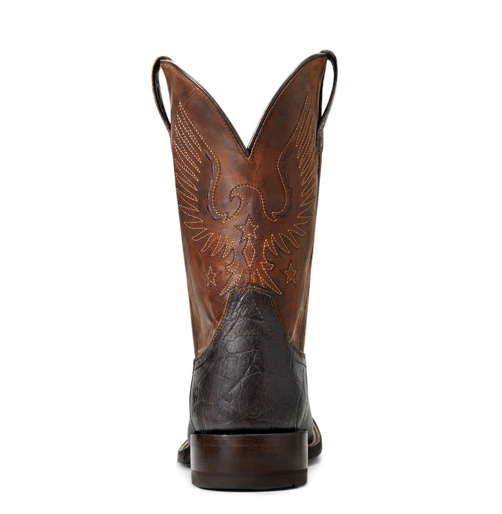 Ariat Circuit Eagle Western Boot - REAL BROWN