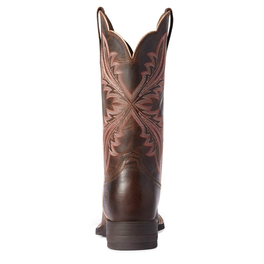 Ariat West Bound Western Boot - SASSY BROWN