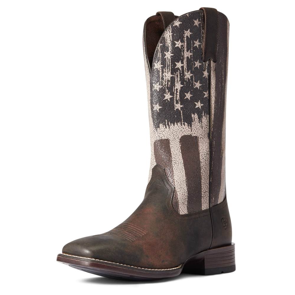 Ariat Patriot Ultra Western Boot - TAYLOR TAN - Click Image to Close