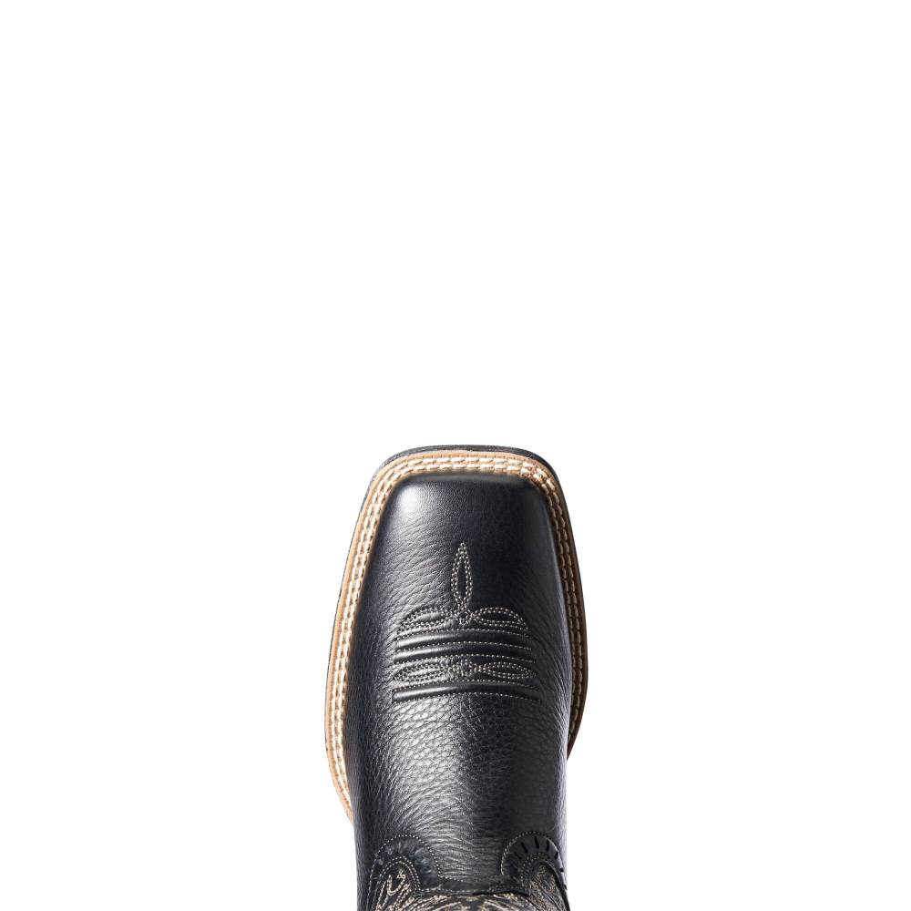 Ariat Round Up Remuda Western Boot - BLACK DEERTAN