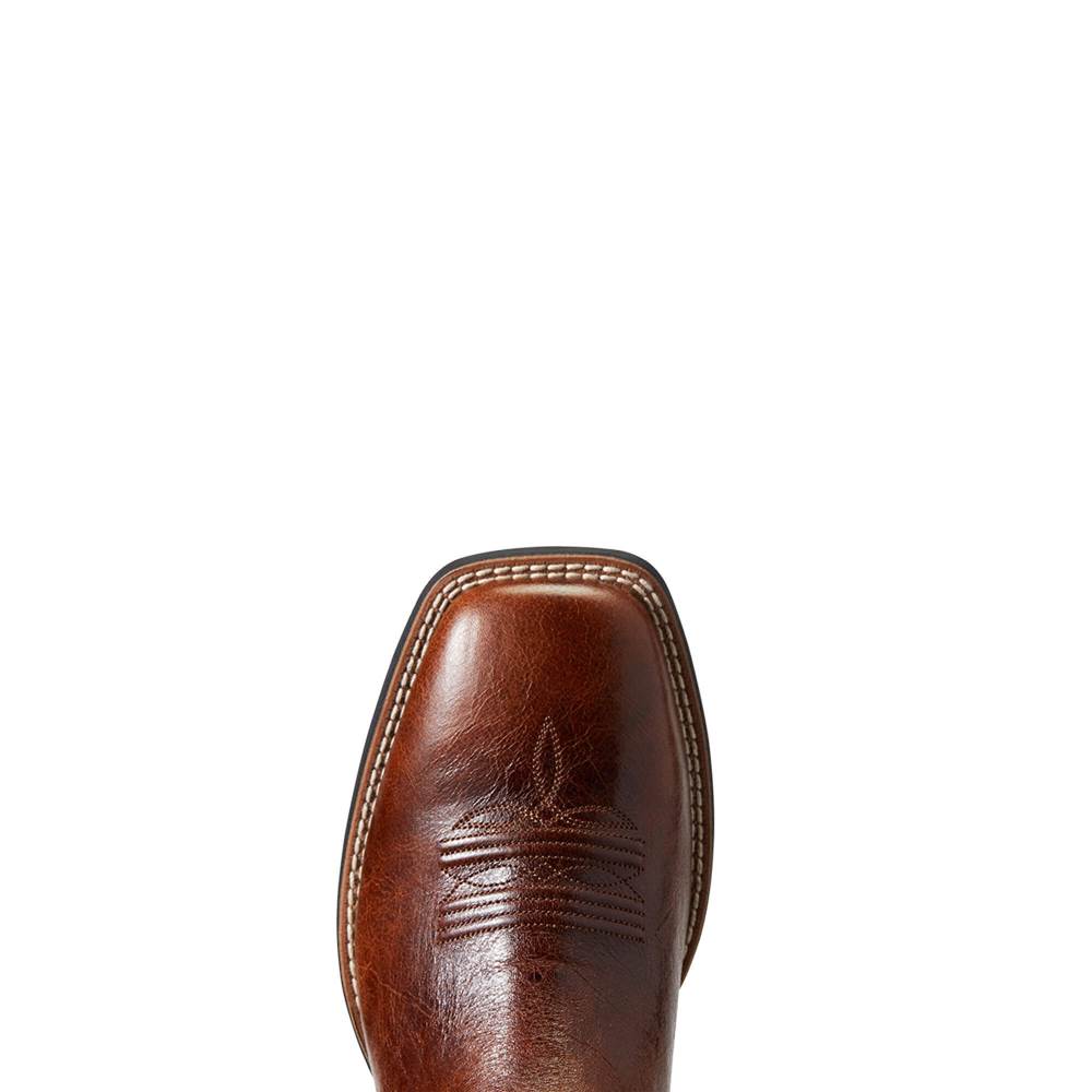 Ariat Sidepass Western Boot - BARREL BROWN