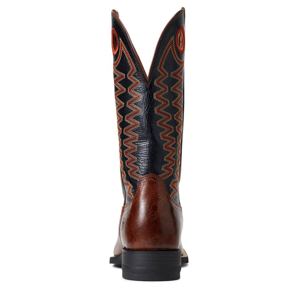 Ariat Sidepass Western Boot - BARREL BROWN