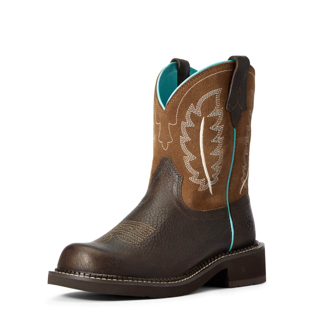 Ariat Fatbaby Heritage Feather II Western Boot - COTTAGE - Click Image to Close