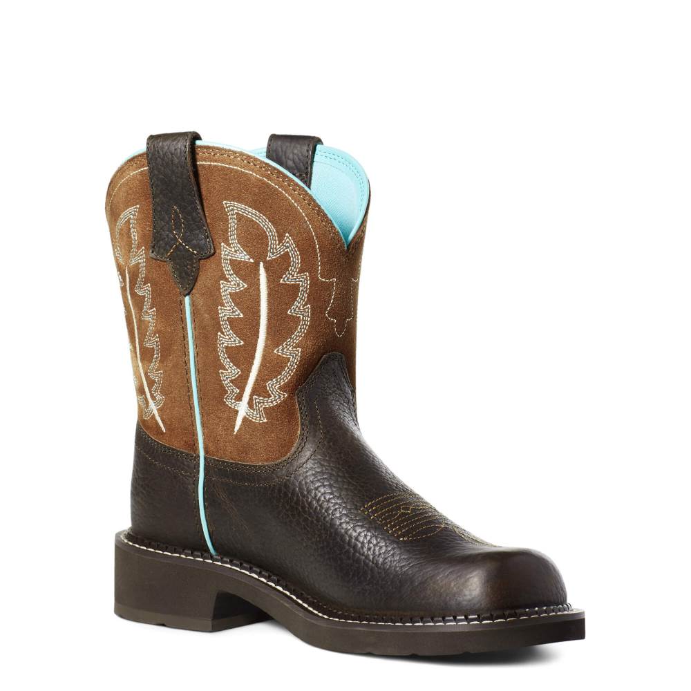 Ariat Fatbaby Heritage Feather II Western Boot - COTTAGE