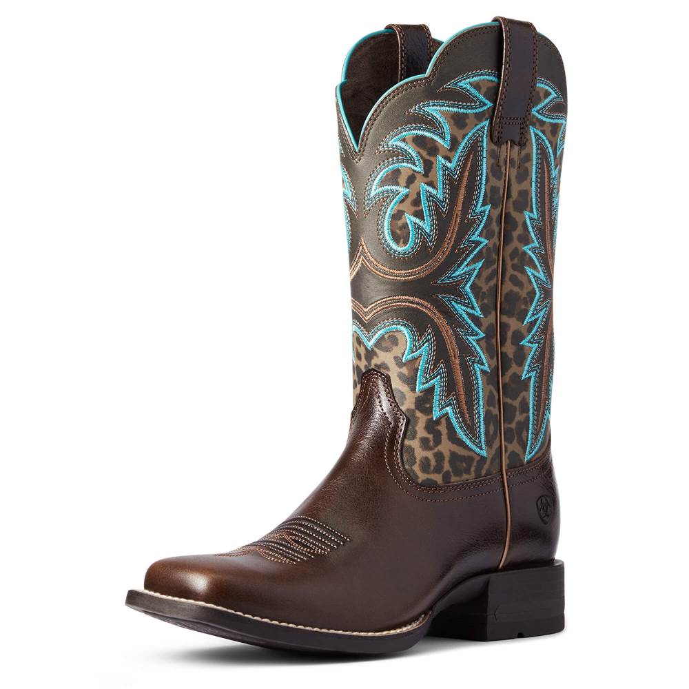 Ariat Lonestar Western Boot - CHOCOLATE CHIP - Click Image to Close