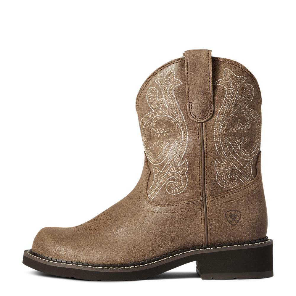 Ariat Fatbaby Cozy Western Boot - ASH BROWN