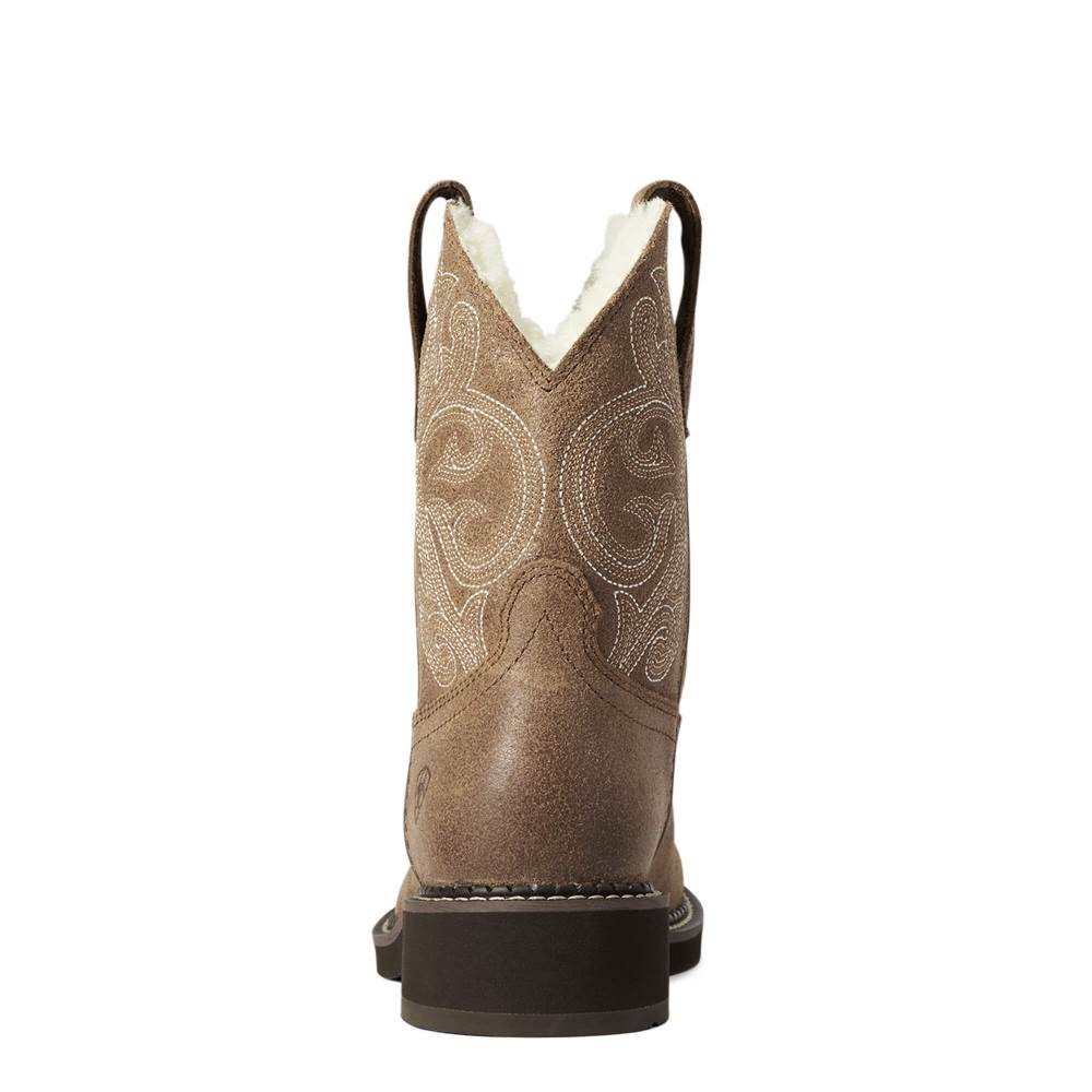 Ariat Fatbaby Cozy Western Boot - ASH BROWN