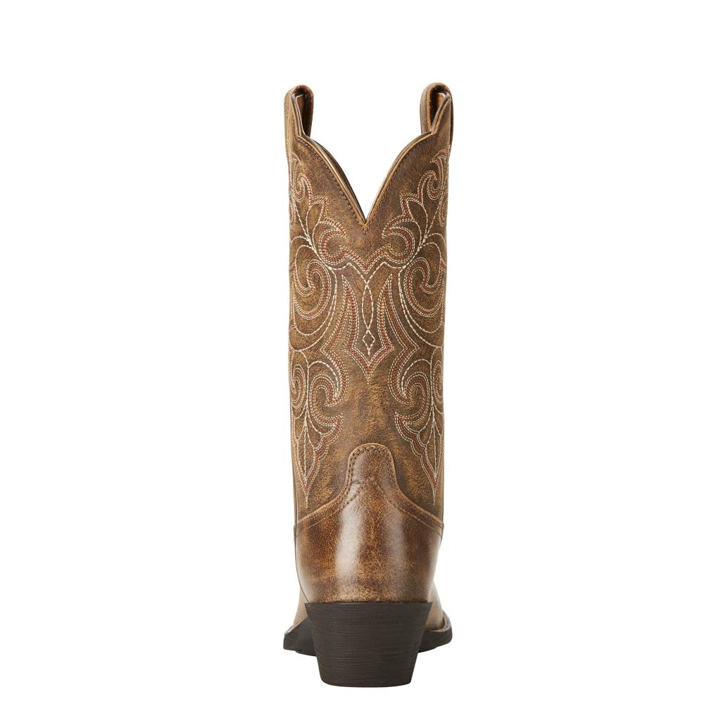 Ariat Round Up Square Toe Western Boot - VINTAGE BOMBER