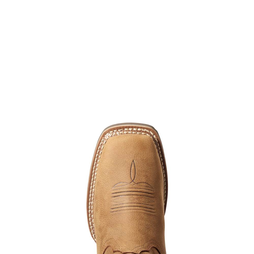 Ariat Hybrid Rancher Waterproof Western Boot - PEBBLED TAN