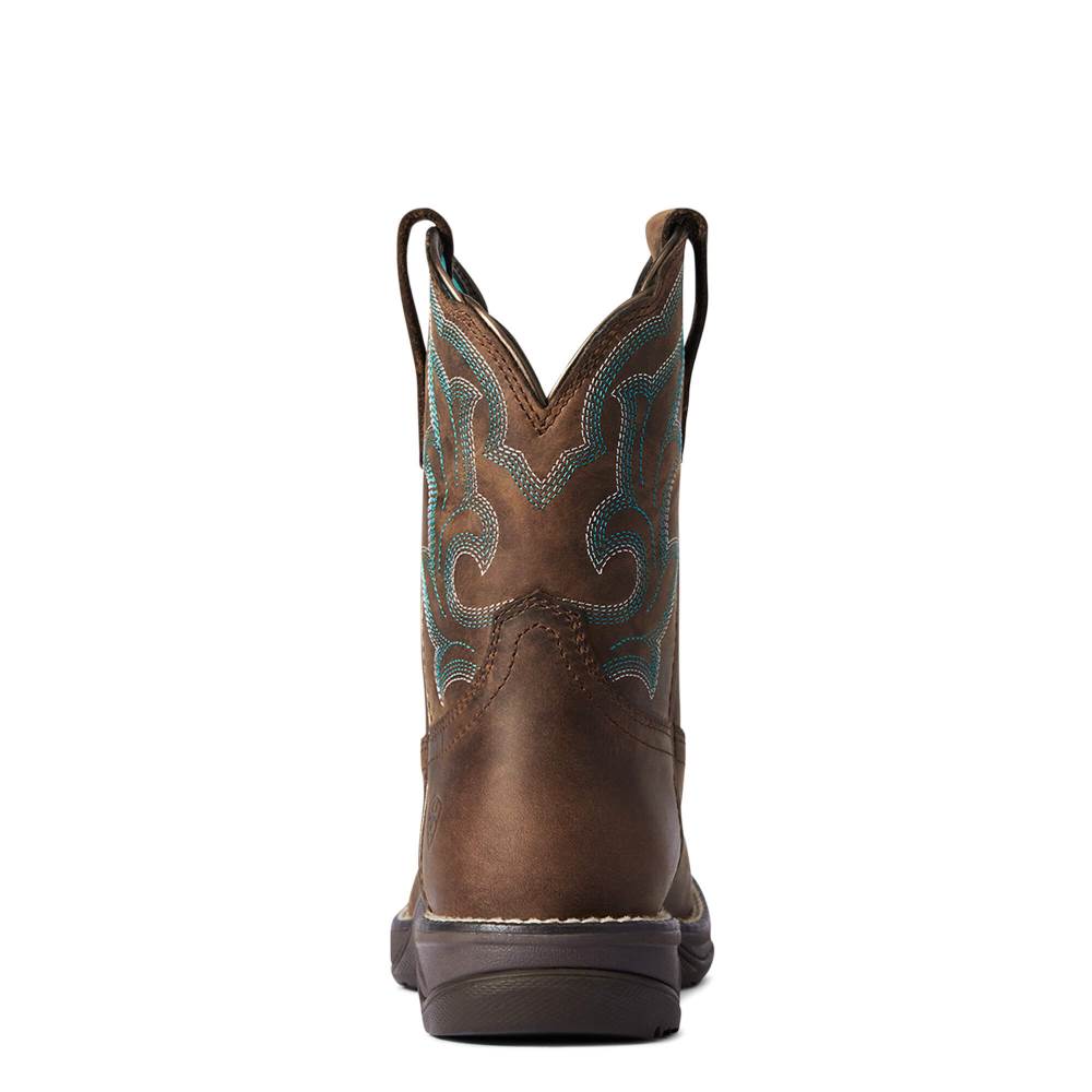 Ariat Anthem Shortie II Western Boot - DISTRESSED BROWN