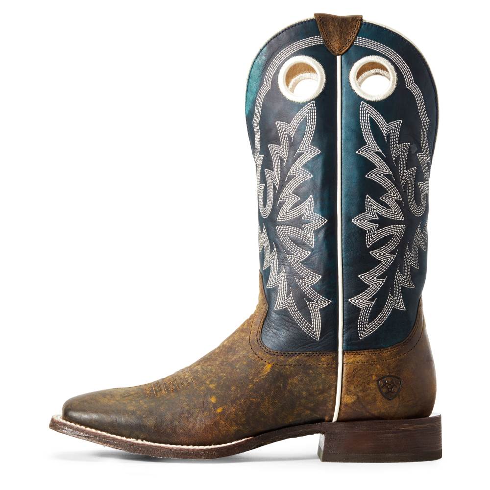 Ariat Circuit Champ Western Boot - WOODSMOKE