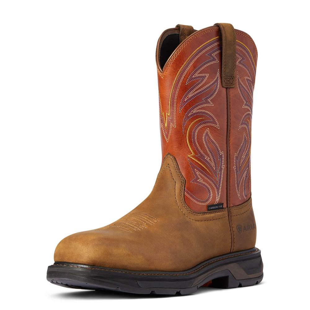 Ariat WorkHog XT Cottonwood Carbon Toe Work Boot - DARK EARTH