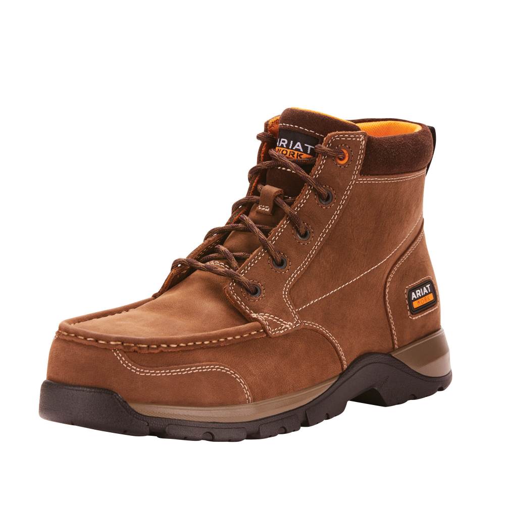 Ariat Edge LTE Chukka Composite Toe Work Boot - DARK BROWN