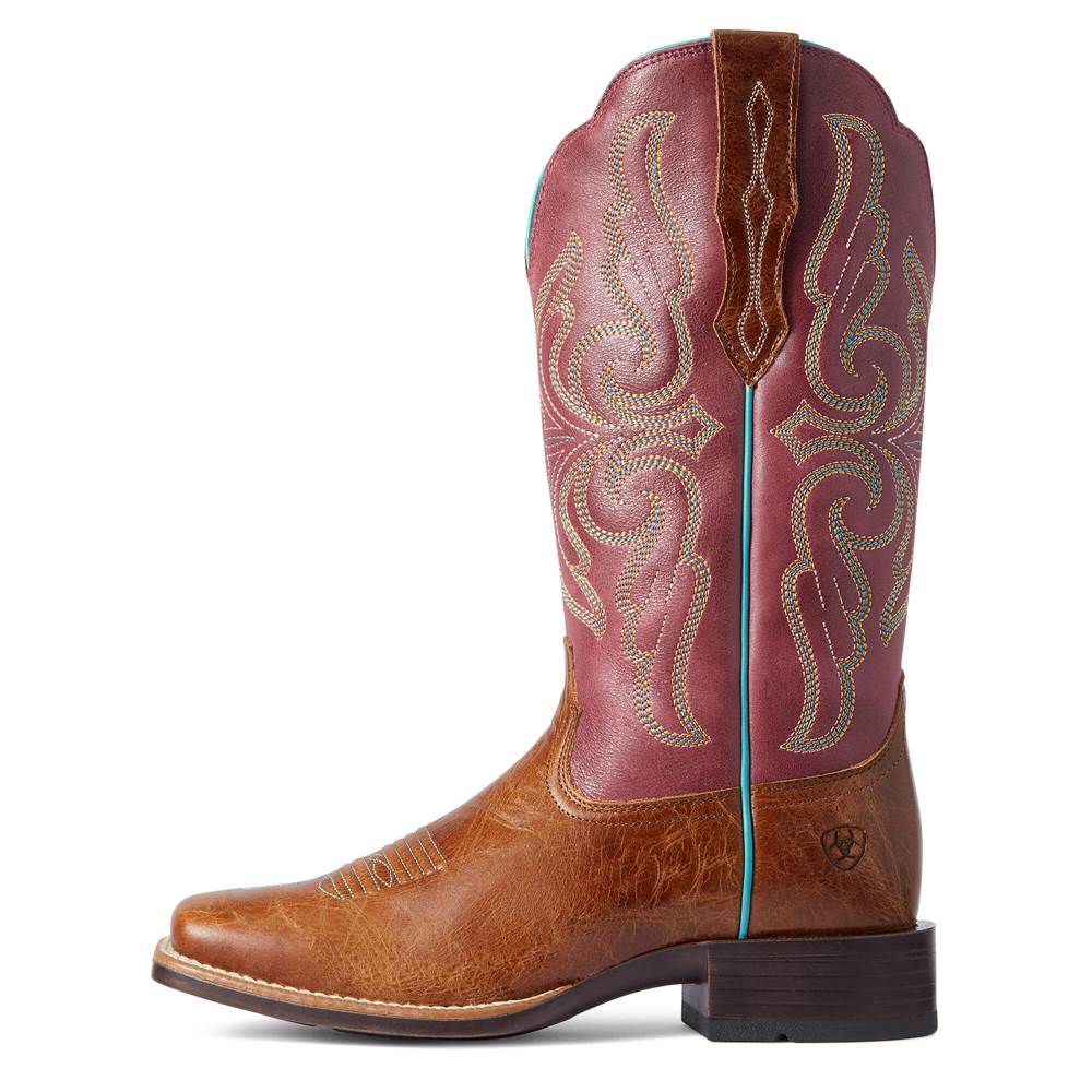 Ariat Primera StretchFit Western Boot - DARK TAN