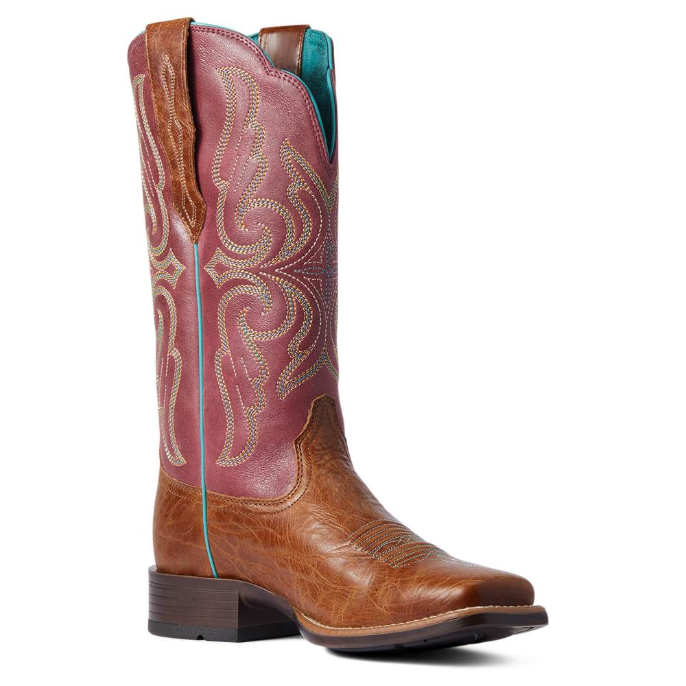 Ariat Primera StretchFit Western Boot - DARK TAN