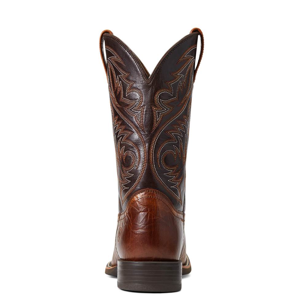 Ariat Sport Herdsman Western Boot - PEANUT BUTTER